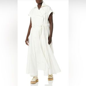 Maison Blanche All Gender Sleeveless Trench Coat